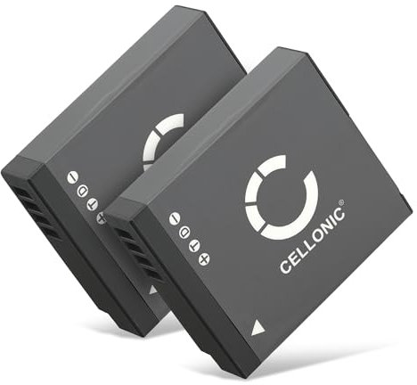subtel, Batterie pour Caméra, Compatible avec Panasonic Lumix DMC-LX15, DC-GX800, DMW-BLH7PP (7.4V, 600mAh) 2 Pièces