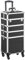 Yaheetech Valigia Porta Trucchi Trolley Estetista 4 in 1 Valigetta Make Up Beauty Case da Viaggio Grande con Ruote Girevoli Serrature Professionale 34 x 25,5 x 80 cm Nero
