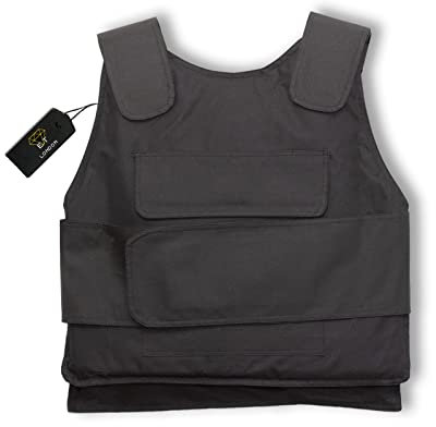 YD Professional Stab Proof Vests in Black | Protection Vest Steel Stab Proof Protection Plates | Adjustable Covert Tactical Vest | Body Protection for Men/Women