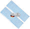 Okaei 2 Stück Wischmopp Bezug (40 cm) - Premium Bodenwischer-Wischbezug aus 100% Microfaser - Bezug Optimal zur Gründlichen Reinigung von Glatten & Leicht Unebenen Böden - Mikrofaser Moppbezug Blau