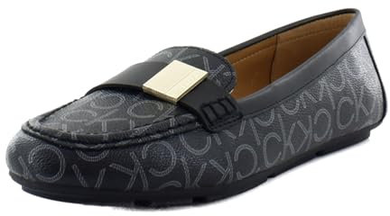 Calvin Klein Damen Lisa Loafer Flat, Black Multi 002, 39 EU