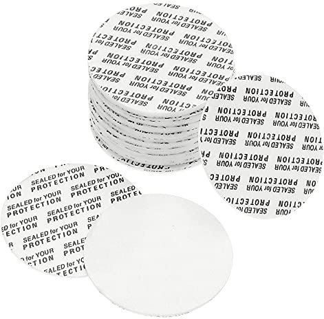 PATIKIL 48mm/1.89 Foam Lid Liner, 100 Pack PS Foam Resistant Tamper Pressure Sensitive Seal for Bottle Cap Liners Seals