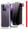 AZSCYN [2+2Stück] Sichtschutz Schutzfolie für iPhone 14 Pro Max Schutz Glas Sichtschutz Privacy Zubehör 2 Stück Kameraschutz 2 Stück,Anti Spy, Kratzfest, Anti-Fingerprint blasenfrei