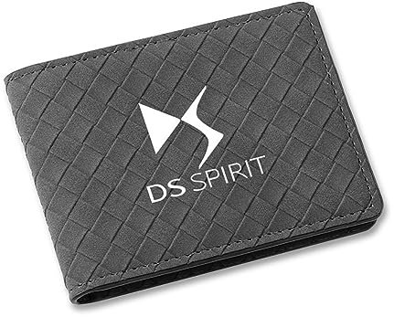 NURCIX Auto-Führerschein-Geldbörse Ausweis Kreditkartenhalter für DS Spirit DS3 DS4 DS4S DS5 5LS DS6 DS7 DS9 WILD Rubis E-Tense DIVINEDS,Gray Style