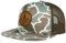 Bassdash Flache Trucker Cap Verstellbar Snapback Cap Baseballkappen Mesh Rückseite für Herren Damen Angeln Jagd