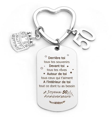 LXSAZP Cadeau 50 Ans - Anniversaire Homme et Femme