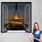 Fliegengitter für Dachfenster 115 x 94 cm Fliegengitter für Fenster Kein Bohren Kinderleichte Montage Fenster-Fliegengitter für Alle Fenster Bis, Schwarz