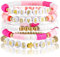 5 Stück Inspiriertes Freundschaftsbänder Böhmen Stretch Armbänder Bunte Freundschafts Armbänder Armband, Kit für Frauen Liebhaber Geschenk (Rosa)