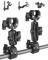 JEBUTU Doppelklemme Magic Arm (2 Stück), 9 & 6cm Kamera Doppelklemme, Kamera Klemme Halterung mit 360° Doppelkugelkopf, Super Clamp Halterung für Regenschirm, Fahrradhalterung, Motorrad