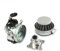 ZSGHJA Filtro Aria Carburatore Carburatore da 19 Mm per 37cc Raffreddato Ad Acqua 2 Tempi 47cc 49cc Mini Dirt Pocket Bike ATV Quad Motocross Carburatore Moto(Argento)