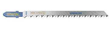 Irwin Wood Cutting Jigsaw Blades (5) 8TPI Bayonet Fitting 115mm