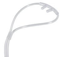 Intersurgical cannula nasale per adulti con canali dritti e tubicino - 1,8 metri
