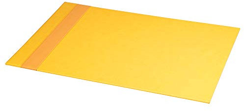 Rhodia 318906C Schreibunterlage, (60 x 40 cm, praktisch und strapazierfähig, Kunstleder, elegant, ideal für Ihr Büro)1 Stück, gelb