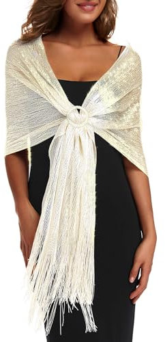 Rheane Schals und Tücher für Abendkleider, Schal für Damen, mit Schnalle, für Abendkleid, Party, Hochzeit, Party, Large