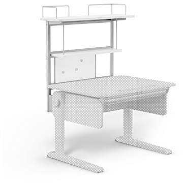 moll Champion Flex Deck Compact Erweiterung für Kinderschreibtisch | vergrößert die Arbeitsfläche nach hinten | praktische Multifunktionswand für mehr Ordnung | ideal für Schulkinder