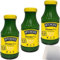 Hitchcock Lot de 3 bouteilles de citron pur 3 x 200 ml + bloc usé