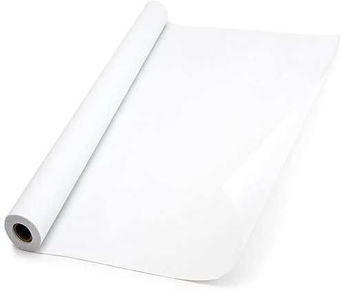 CYH Zeichenpapierrolle weiß – 10 m Rolle weißes Papier – Rolle Staffelei für Kinder Künstler Skizzen Malerei Projekt Handwerk – 44 cm breit