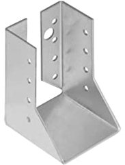Sabot de charpente galvanisé à ailes intérieures - Larg. 60 x Ht. 100 mm