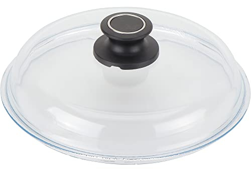Glasdeckel Vetro 24 cm aus Borosilikatglas