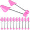 welsberg 5 Paar Damen Schuhspanner aus Kunststoff für EU Gr. 35-38, Schuhformer für Damenschuhe, Sneaker, Mokassins, Stilettos, Loafers, Ballerinas, rosa