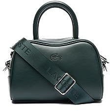 Lacoste Damen Henkeltasche XS TOP HANDLE BAG, Handtasche,Umhängetasche,Schultertasche,DUNKELGRÜN (B43),Einheitsgröße (One Size)