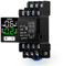 Ailao Relé Temporizador Digital 220V 0,1s-99h para Luces - Control de Tiempo de Ciclo Retardador 4 Normalmente Abierto/Cerrado 14 Pines AC Con Zócalo