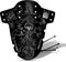 Riesel Design Mudguard criss:cross Fahrrad Spritzschutz für Cyclo Cross und Gravel Bike/Fahrrad Schutzblech vorn inkl. Kabelbinder/Schutzblech vorne für Gabel (journey)