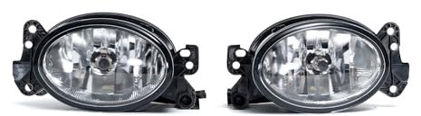 JOM 83182 Nebelscheinwerfer Satz klarglas passend für C Klasse Limo Coupe T Modell 2007-2014 G-Klasse W463, E Klasse W211 2002-20009