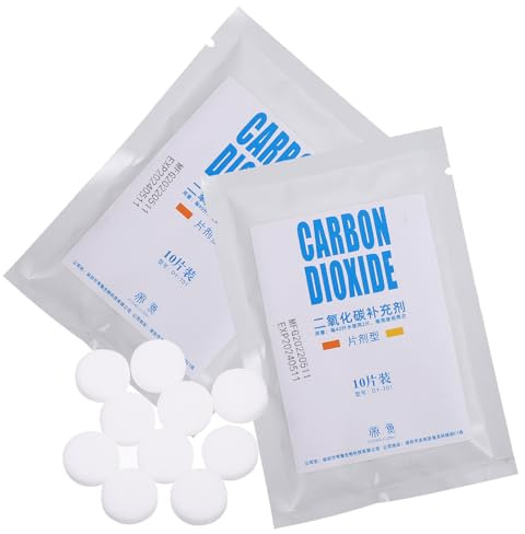 TOYZFRIENDY Aquarium Co2 Supplement Tablets for Aquatic Plants Water-soluble Aquarium Plant Fertiliser 2pcs for Fish Tank Growth