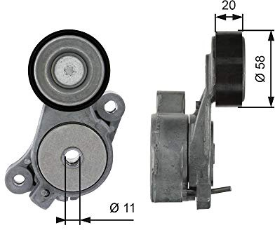 GATES DriveAlign Tensioner T39040