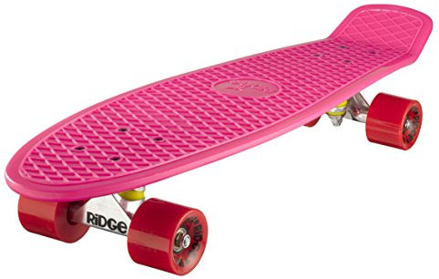 Ridge PB-27-Pink-Red Skateboard, Pink/Red, 69 cm