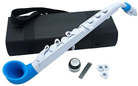 Nuvo Instrumental n510jwbl weiß mit blauem Rand jsax