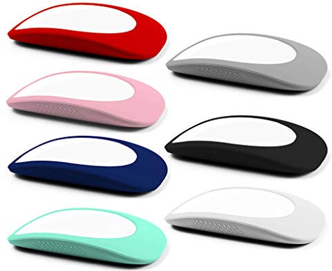 BIlinli Étui de Protection en Silicone Souple pour Souris Magic Mouse 2 Gen Accessoires à dégagement Rapide Coque Anti-Rayures Housse de Protection en Peau