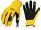 Vgo... Safety Work Gloves Touchscreen,Builder Gloves,Gardening Gloves,Light Duty Mechanic Gloves(NB7581,Yellow,L,1Pair)