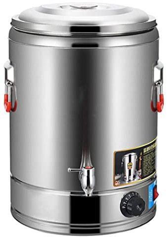Dispenser di acqua calda, bollitore elettrico caldaia, grande acqua calda tè ristorazione urna con rubinetto rubinetto, Caffè ThermoforBuffet e partito,50L (80L) matrimonio