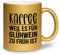 glitzertassen.de® | Kaffee. Weil es für Glühwein zu früh ist. | Tasse mit Glitzer | Weihnachten | Glühweintasse | Geschenkidee