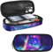HELLHERO Galaxy Wolf Federmäppchen für Kinder, Mädchen, Jungen, Bleistifttasche, stabile Stifthalterbox, Schreibwaren-Tasche für Frauen und Männer, Schule, Büro, Abschlussfeier, Geburtstagsgeschenke