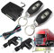 Power Central Locking System 24V DC, Auto Remote Control Vehicle Keyless Entry System for Truck 2 Doors, Automotive Replacement Door Lock Kit Motors with Lock, Unlock, Truck Search