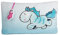 NICI Kuschelkissen Einhorn Aquario 43 x 25cm - Flauschiges Kuscheltierkissen Einhorn für Mädchen, Jungen & Babys, Rechteckiges Stofftierkissen – 49712