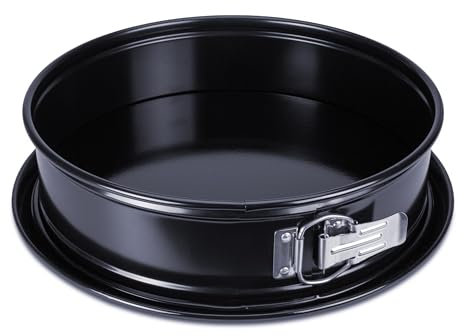 Staedter Städter We love baking Serie Springform EMAILLE ø 28 cm / H 7 cm Schwarz mit Flachboden
