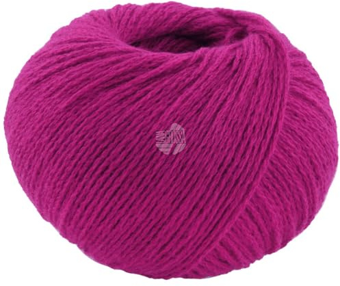 LANA GROSSA Cashmere Pure | Klassisch verzwirntes reines Kaschmirgarn | Handstrickgarn aus 100% Kaschmir | 25g Wolle zum Stricken & Häkeln | 115m Garn FB 20