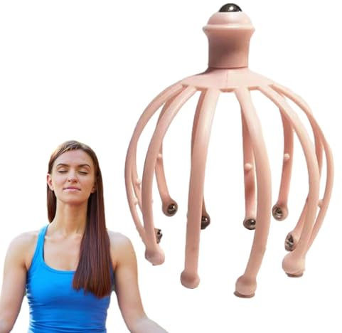 Massaggiatore Di Tessuti Di Testa Di Polpo | Massaggiatore A Testa Portatile Massaggiatore Di Testa Di Polpo Dispositivi Di Massaggio Manuale In Pelle Capovolta, Dispositivo Di Massaggio Cutanato A