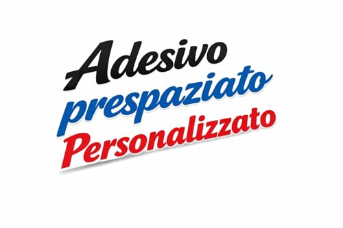 Kartoflak Scritta Adesivo Prespaziato Personalizzato con Nome-Test Sticker per Tuning, Auto, Moto, Scooter, Bici, Camper o Barca