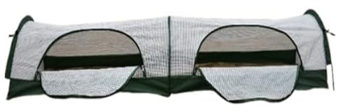GardenSkill Mini Polytunnel Greenhouse 2m Long | Garden Poly Grow Tunnel Cloche for Tomato Fruit Vegetable Herb | Weather Bird Plant Protection Hoop House for Pot Planter Raised Bed | 2 Doors (1)