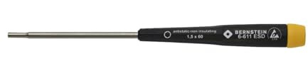 Bernstein Werkzeug Steckschlüssel, 1,5 mm mit ableitfähigem Heft, 6-611
