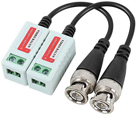 HD Video Balun Mini CCTV BNC Video Balun Transceiver Cable Used for CCTV Security/Surveillance Camera Systems