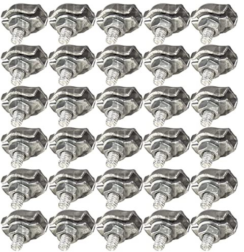 30x Metal Electric Fence Poly Wire Rope Cord Joiner connector Connection 3mm