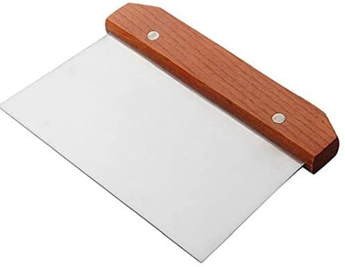 NIDONE Wooden Handle Stainless Steel Pastry Chopper Scraper Cake Noodle Pizza Dough Cutter Baking Tool Kitchen Utensil