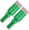 KURSTOL Forets Diamant Boîte - 2pcs 20MM Trepan Carrelage Diamant Tige Triangle Scie Cloche Diamant pour Perçage à sec en Porcelaine Carrelage Granit Marbre