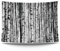 Ulticool – Bäume Ästhetische Natur Schwarz Weiß - Wandteppich Poster - 200x150 cm - Gartenposter - Wandteppich groß – Dekoration Zubehörteil für Garten und Wohnzimmer